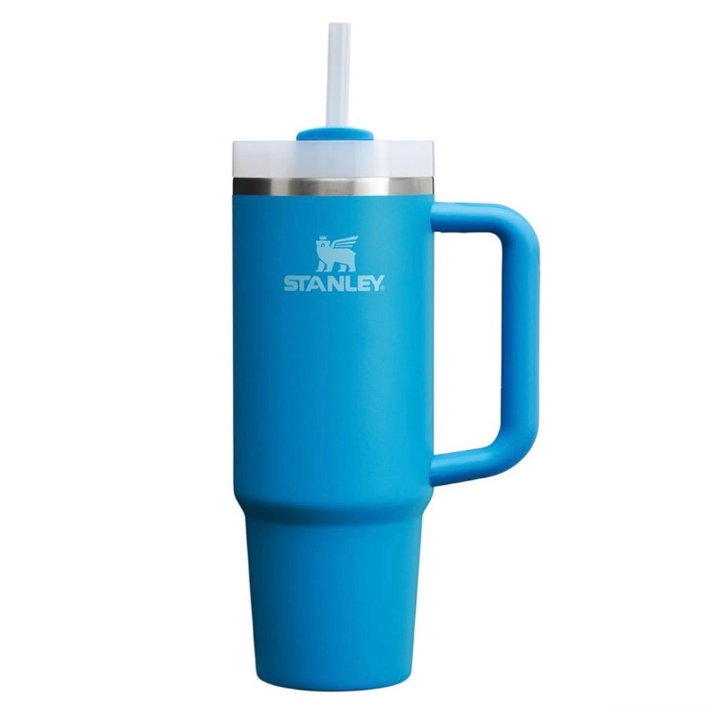 Stanley Quencher H2.0 Tumbler with Handle and Straw 30 oz Azure New With Tags
